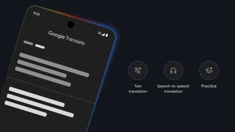 Google Translate s Gemini AI na iPhonu