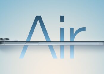 iPhone Air v tenkém černém provedení