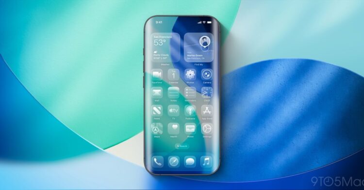 Koncept iPhonu s quad-curved displejem