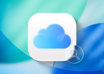 iCloud.com na webu s vyhledáváním souborů a fotek