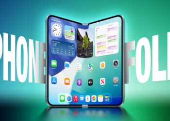 Skládací iPhone s menší rýhou v displeji