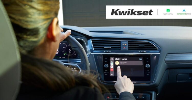 Ovládání chytrého zámku Kwikset v CarPlay