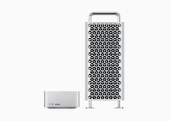 Mac Pro vedle Mac Studio s důrazem na profesionální výkon