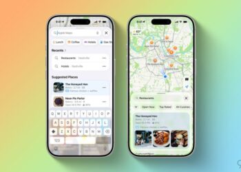 Apple Maps s reklamami a důrazem na soukromí