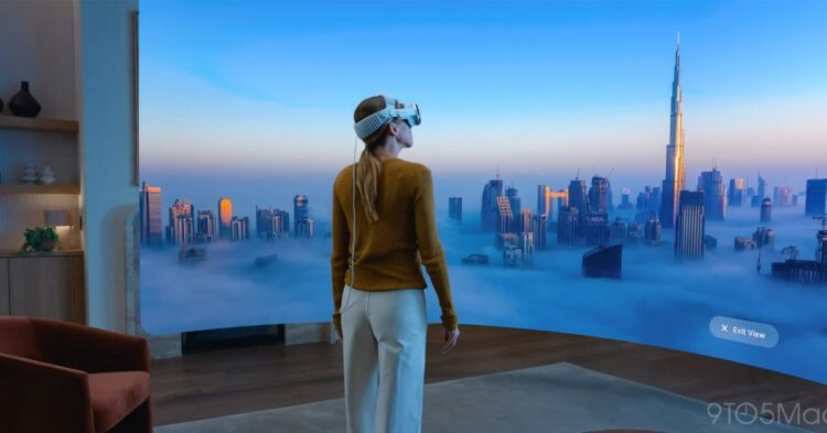 Apple Vision Pro s herním streamováním GeForce Now