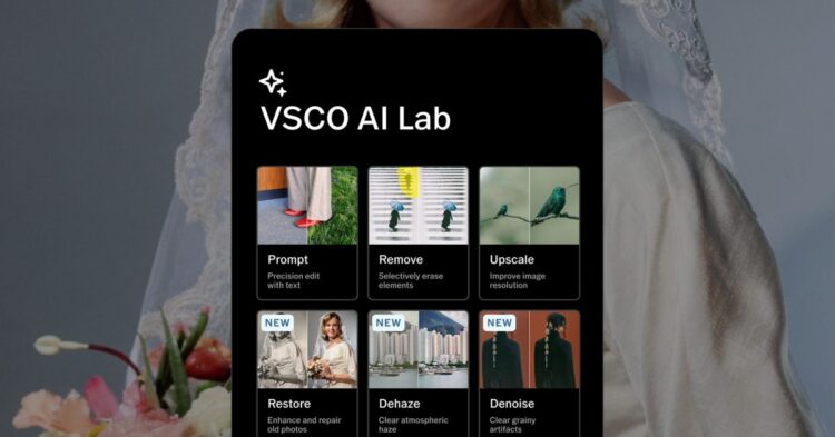 VSCO AI Lab s novými nástroji pro úpravu fotek