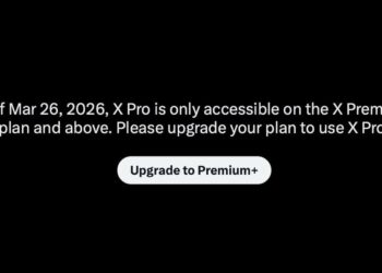 Rozhraní X Pro na obrazovce počítače