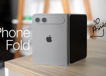 Skládací iPhone Apple s pantem