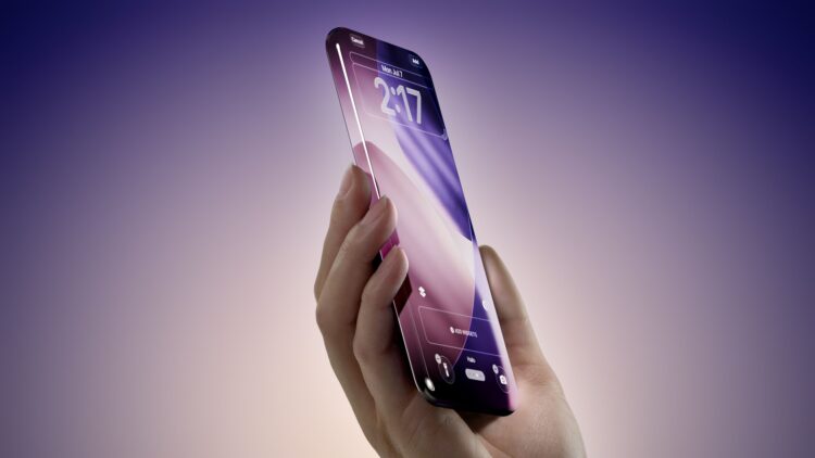 Koncept iPhonu 20 se zakřiveným displejem