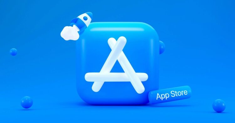 App Store na iPhonu s výsledky vyhledávání aplikací