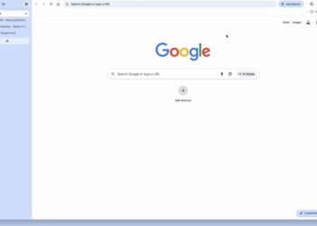 Chrome na Macu se svislými panely a režimem čtení