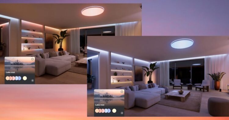 Philips Hue světla v aplikaci pro iPhone s režimem SpatialAware