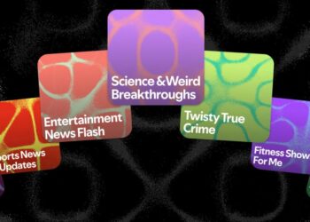 Spotify aplikace s AI playlisty pro podcasty