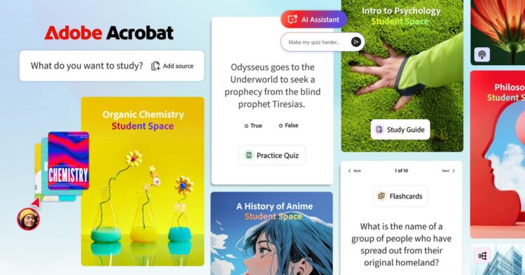 Adobe Acrobat Student Spaces pro studenty