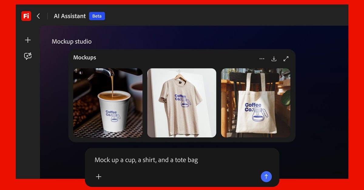 Adobe Firefly AI Assistant v Creative Cloud betě