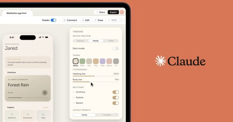 Claude Design pro Mac od Anthropic