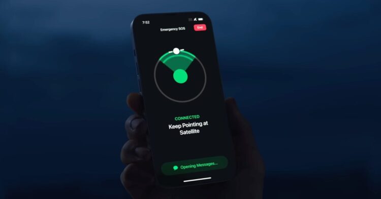iPhone se satelitní konektivitou