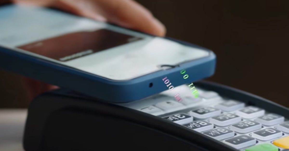 Zamčený iPhone s Apple Pay a NFC platbou