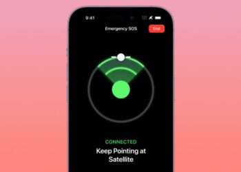iPhone s novými satelitními funkcemi pro Mapy a Messages
