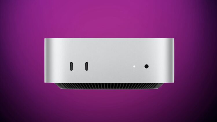 Mac mini v Apple Online Store s nedostupnou základní verzí