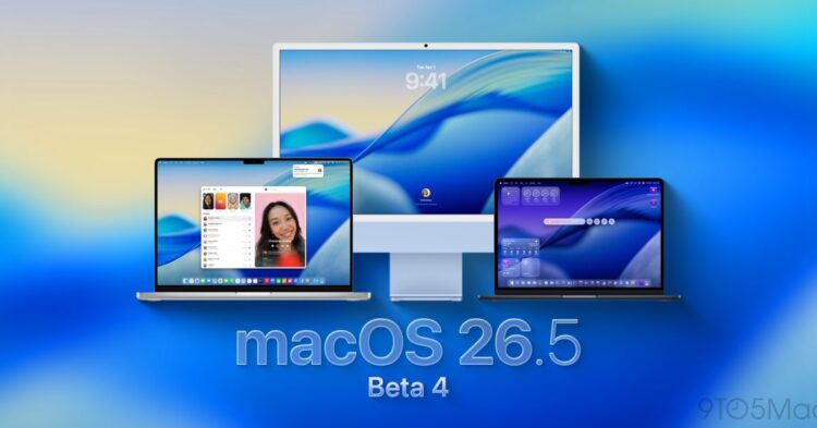 macOS 26.5 beta 4 na MacBooku