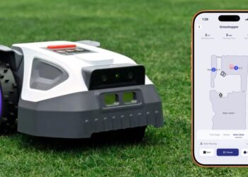 Robotická sekačka Anthbot M9 ovládaná z iPhonu