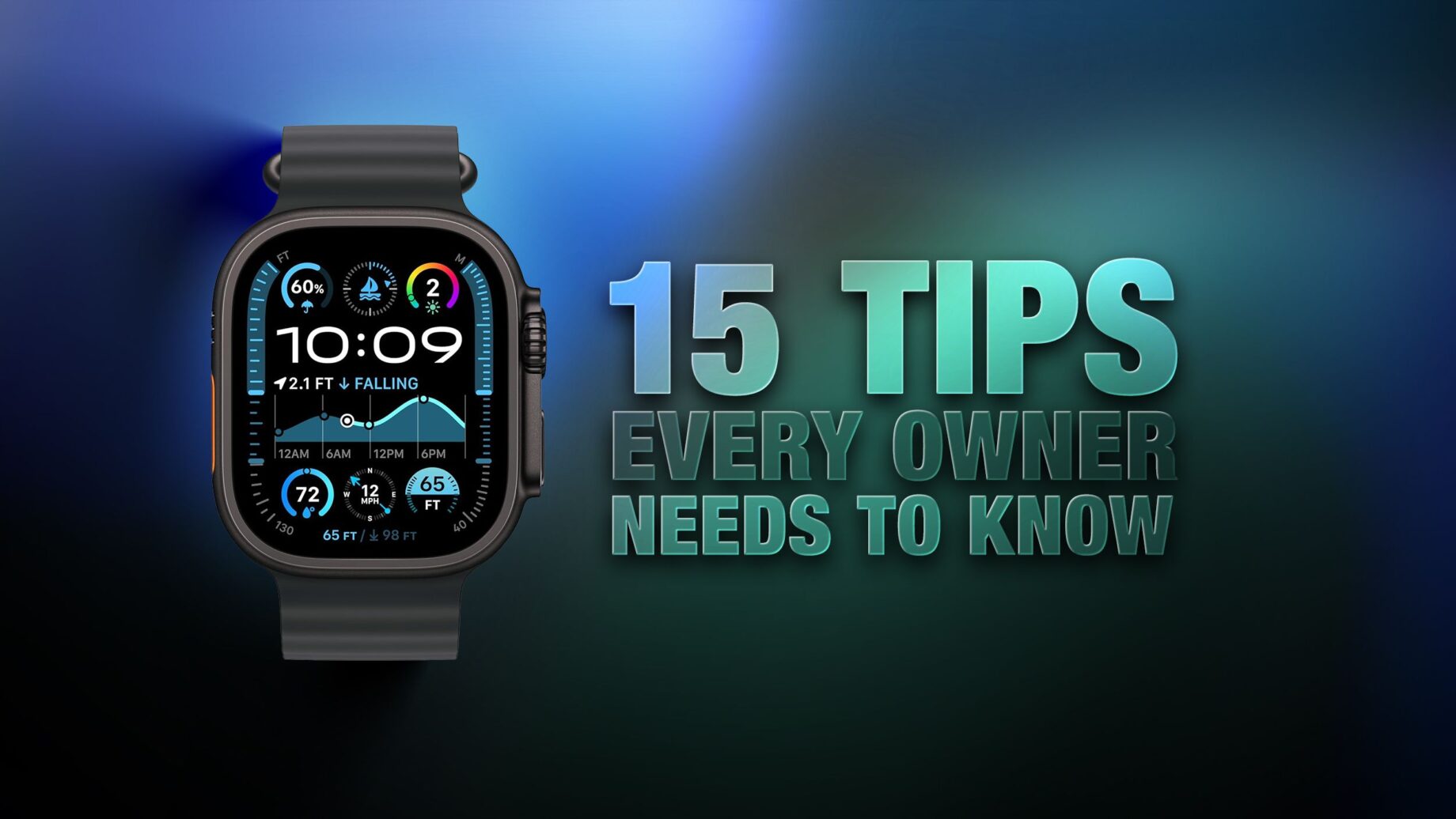 Apple Watch na zápěstí s tipy pro rychlejší ovládání