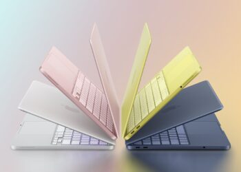 MacBook Neo v několika barvách