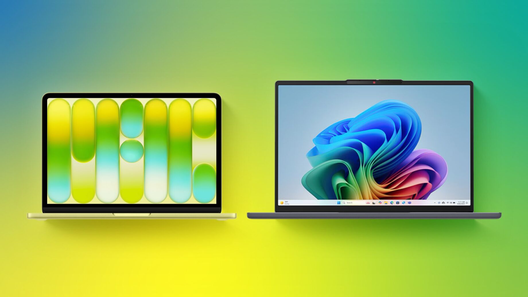 MacBook Neo vedle levného Windows notebooku Lenovo