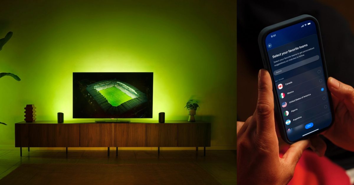 Philips Hue světla reagující na živý sportovní zápas