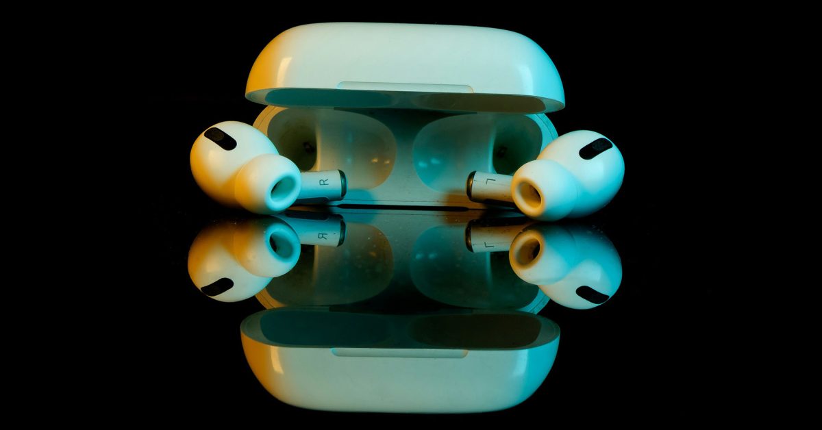 Koncept AirPods s kamerami a Apple Intelligence