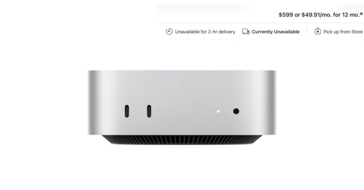 Mac mini a Mac Studio v Apple nabídce s omezenou dostupností