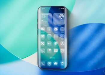 Koncept iPhonu Pro s téměř bezrámečkovým displejem
