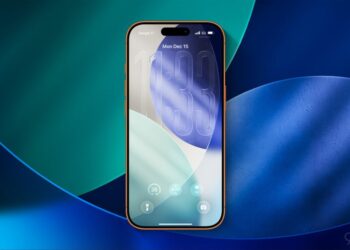 Koncept iPhonu s bezrámečkovým designem inspirovaný Liquid Glass