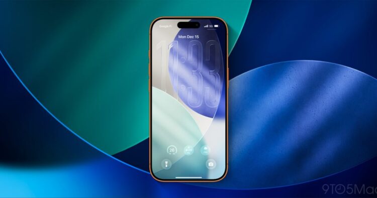 Koncept iPhonu s bezrámečkovým designem inspirovaný Liquid Glass