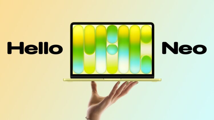 MacBook Neo v barevných variantách
