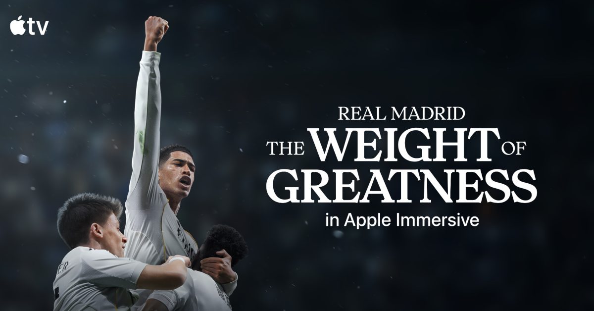 Apple Vision Pro s novým Immersive filmem o Real Madrid