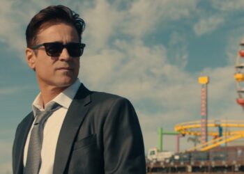 Colin Farrell jako John Sugar ve druhé řadě seriálu Sugar na Apple TV