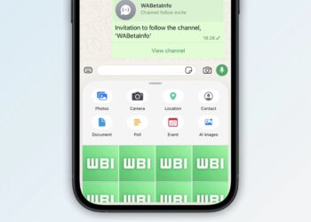 Nový panel sdílení médií ve WhatsAppu na iPhonu