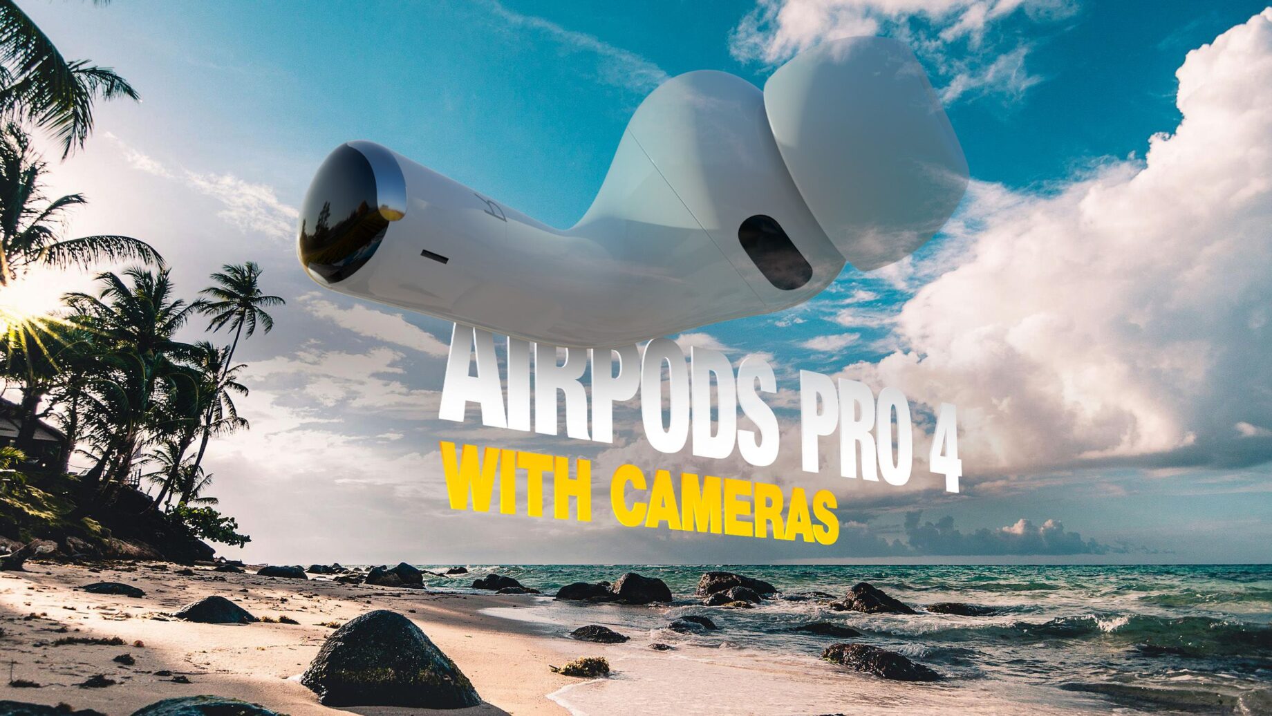 AirPods Pro s kamerami a LED indikátorem