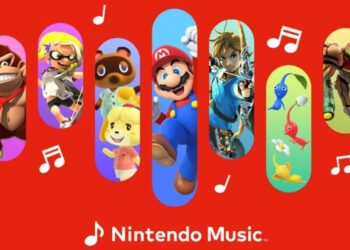 Nintendo Music v CarPlay na displeji auta