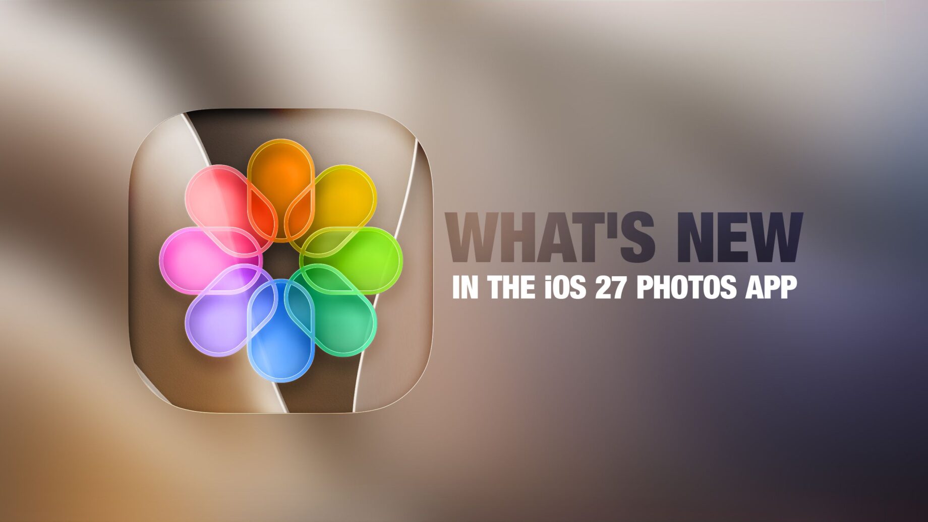 Nové funkce aplikace Fotky v iOS 27