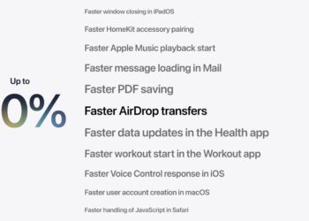 Apple zrychlení systému napříč iPhonem a iPadem