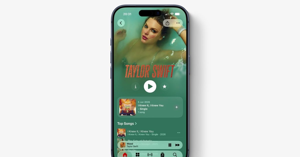 Nové funkce Apple Music v iOS 27 na iPhonu