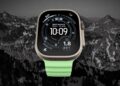 Apple Watch Ultra na zápěstí s důrazem na zdraví a výdrž