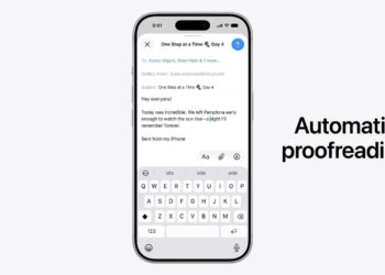iPhone s Apple Intelligence a chytrým psaním v iOS 27