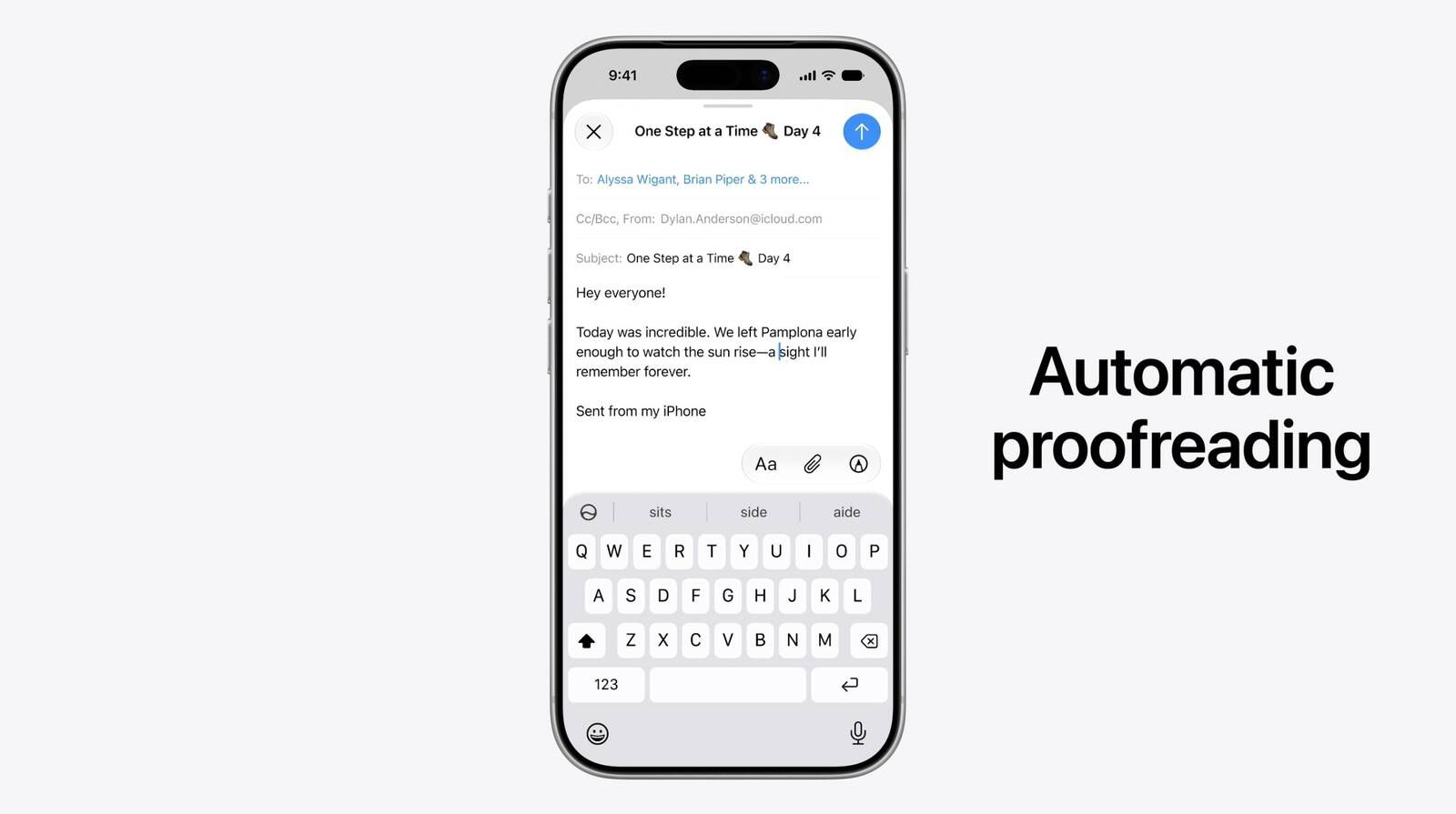 iPhone s Apple Intelligence a chytrým psaním v iOS 27