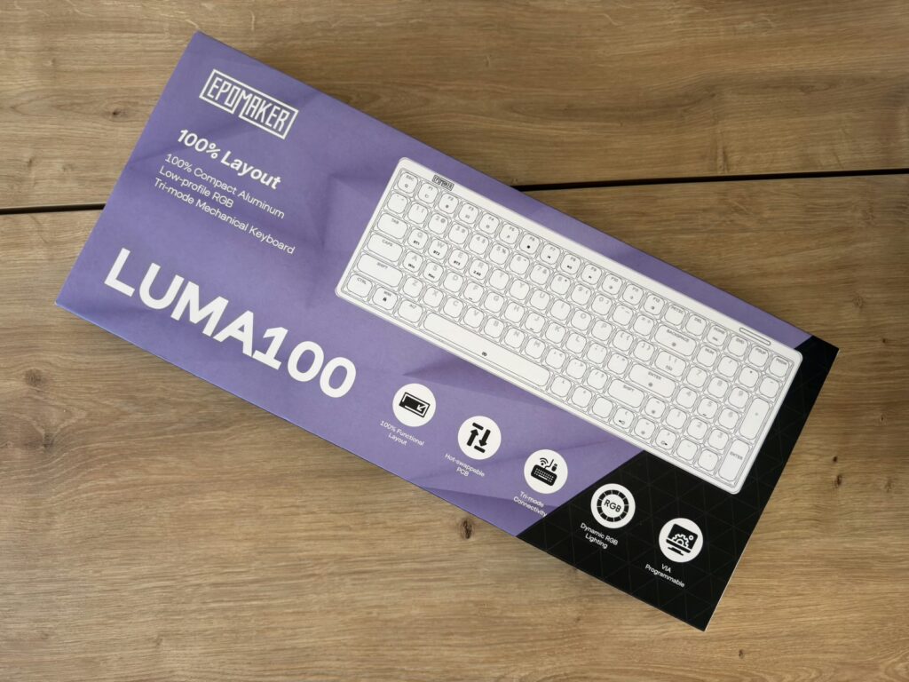 EPOMAKER Luma 100 recenze