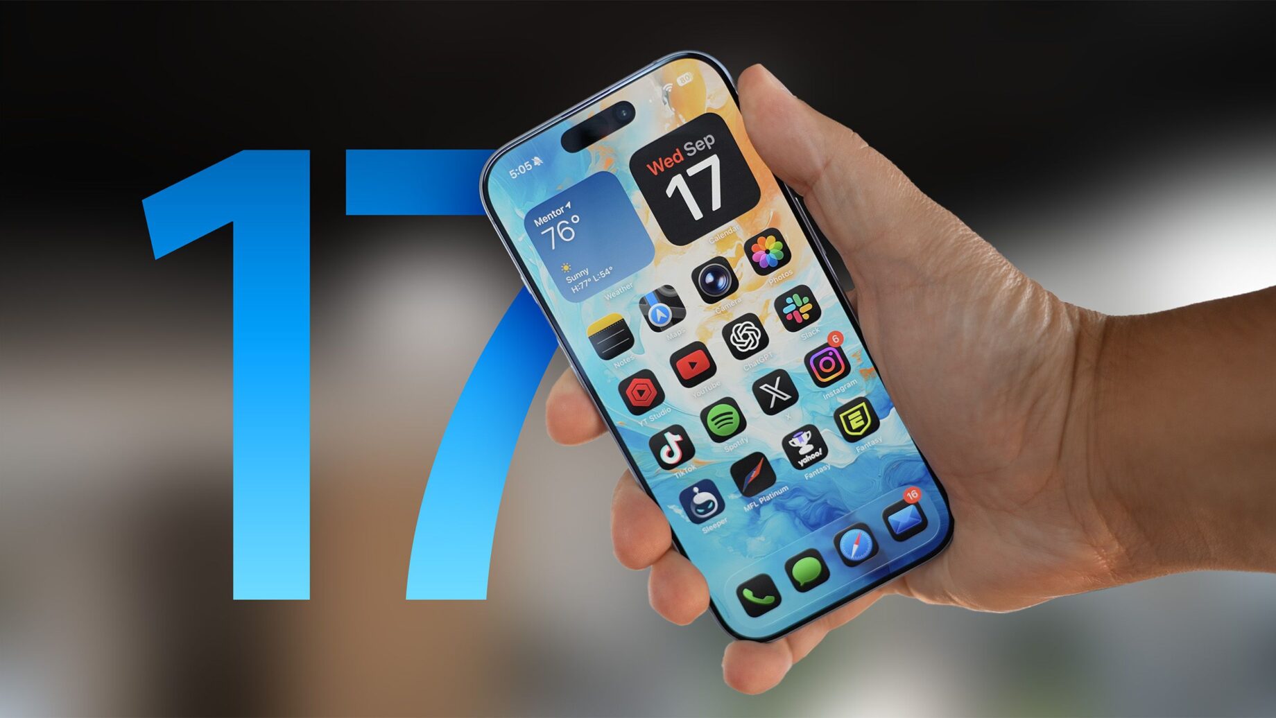 iPhone 17 na stole s varováním před zdražením