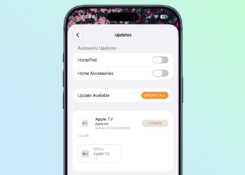 Apple TV v aplikaci Domácnost na iPhonu